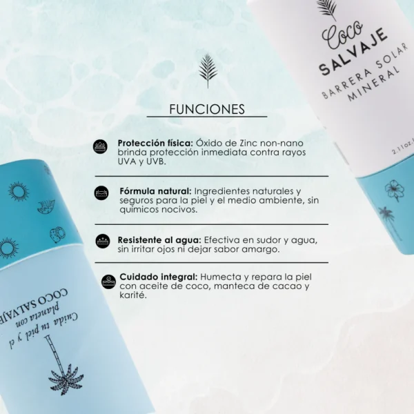 Barrera Solar Mineral Coco Salvaje - Image 3